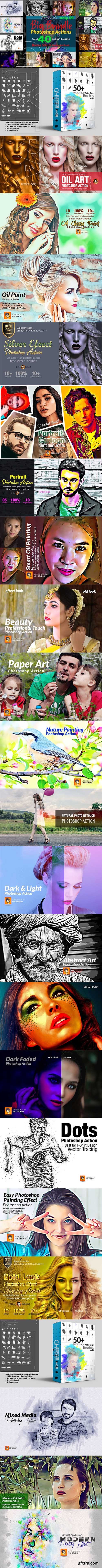 CreativeMarket - Photoshop Actions Big Bundle 3187590