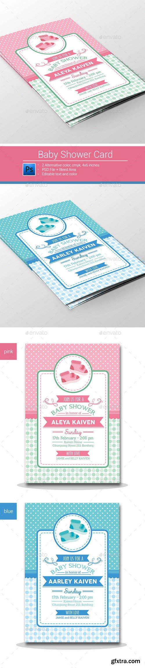 Graphicriver - Baby Shower Invitation 10175784