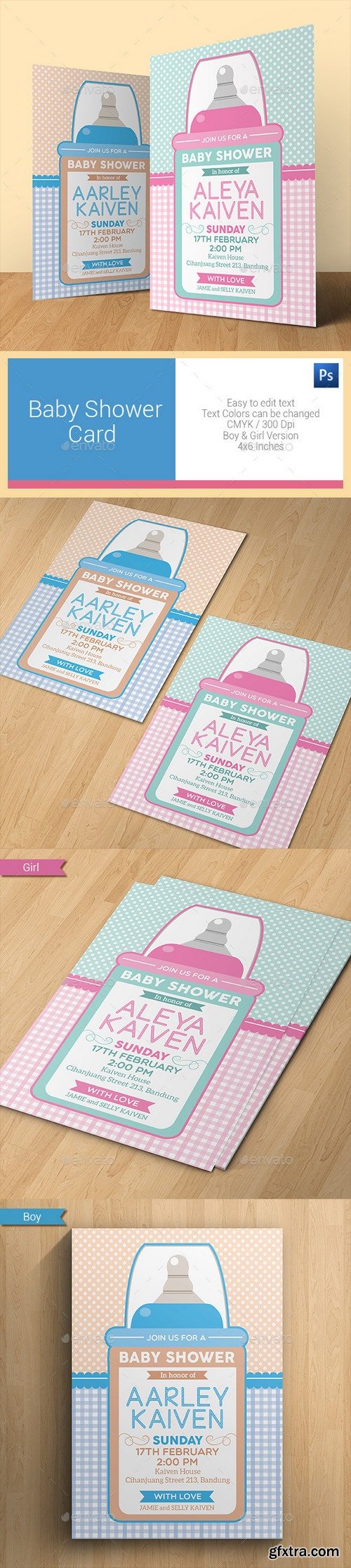 Graphicriver - Baby Shower Card 11317529