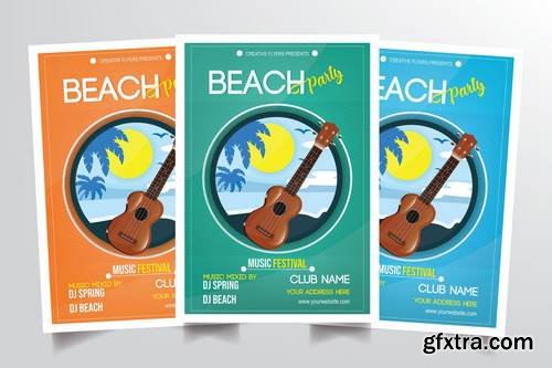 Beach Party Flyer Template