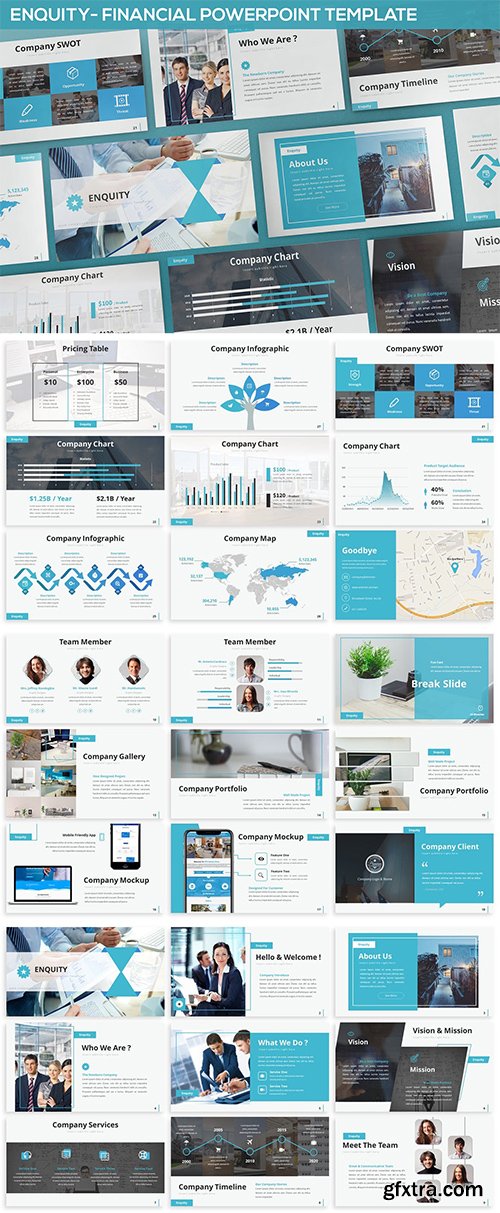 Enquity - Financial Powerpoint Template