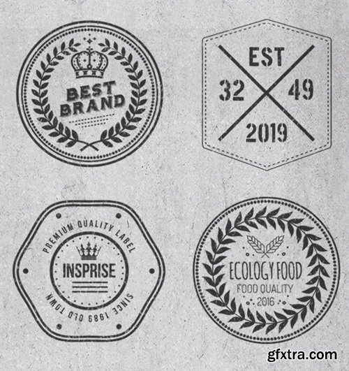 Vintage Style Badges and Logos