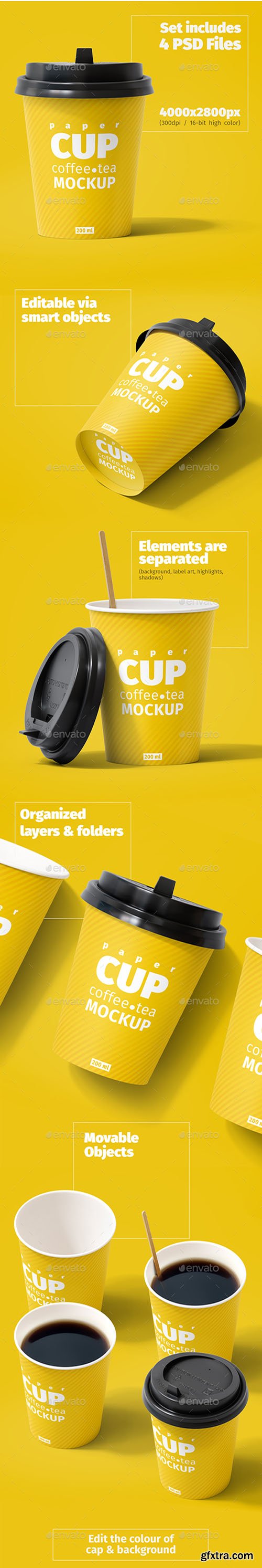 Paper Cup 200ml Mockup 22855393