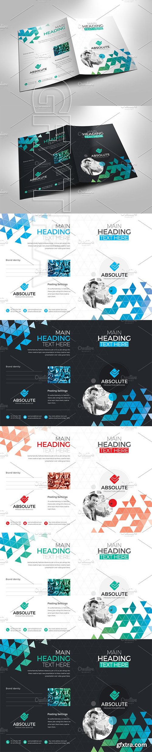 CreativeMarket - Corporate Presentation Folder 3068862