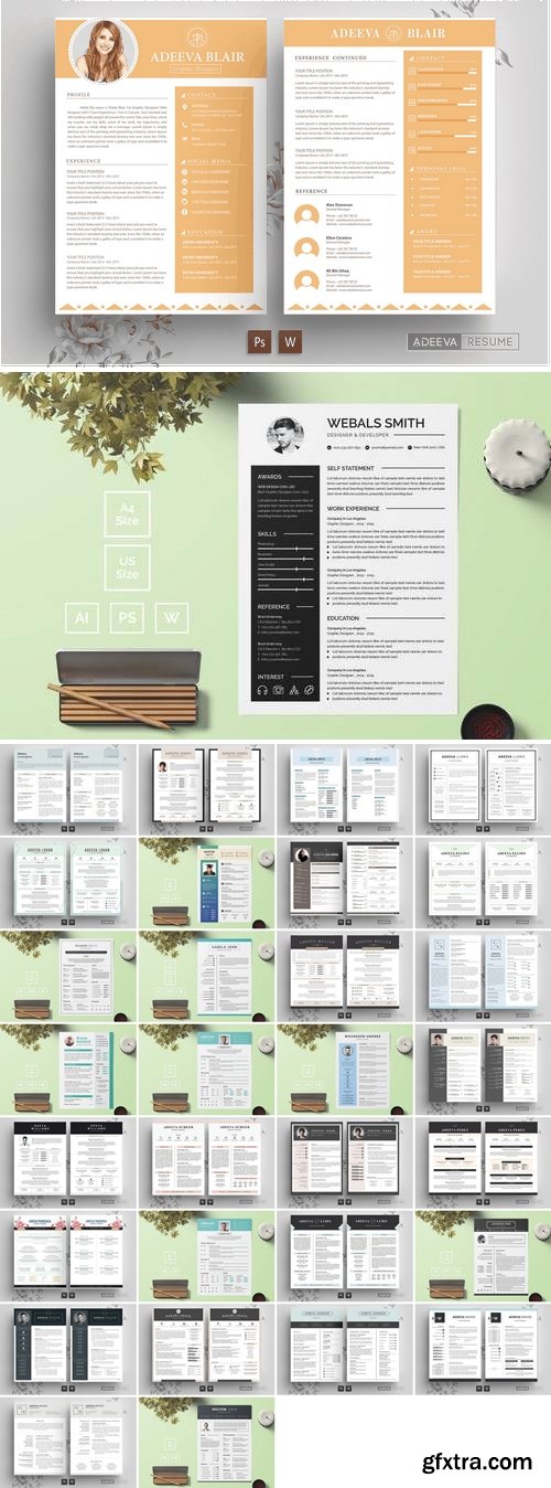 Resume / CV Template Bundle 11