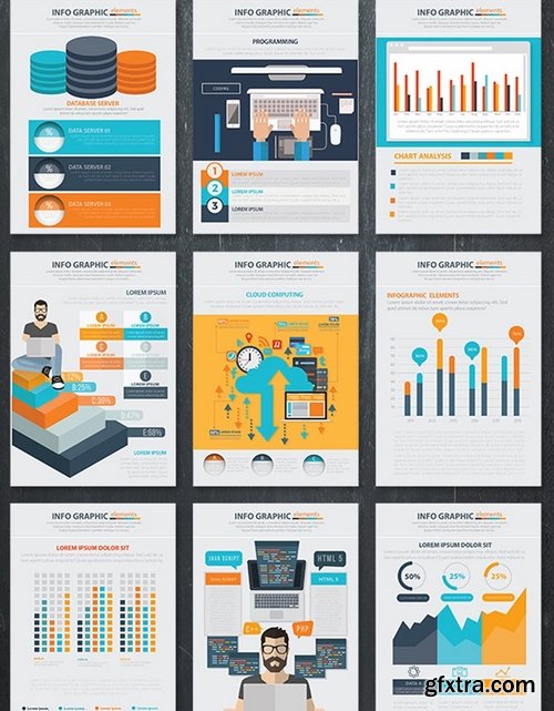 Web Development & SEO Infographics 19 Pages Design