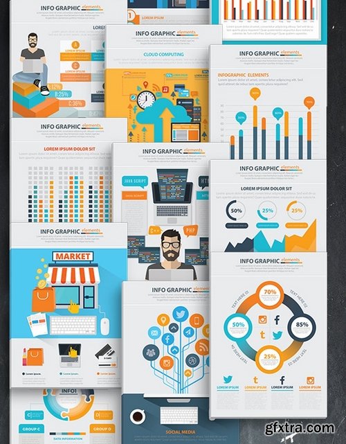 Web Development & SEO Infographics 19 Pages Design