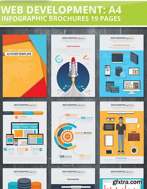 Web Development & SEO Infographics 19 Pages Design