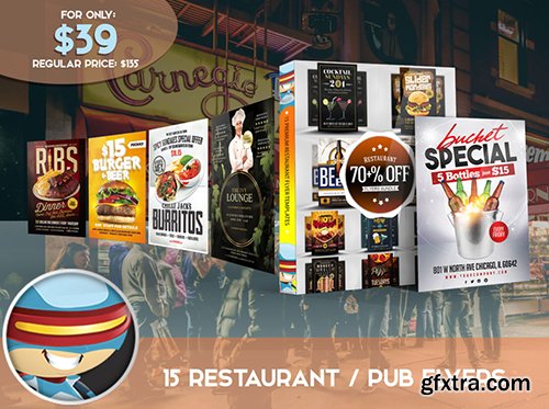 Black Friday Restaurant/Pub Flyer Bundle