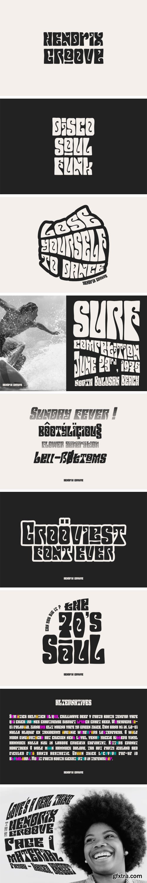 Hendrix Groove Font