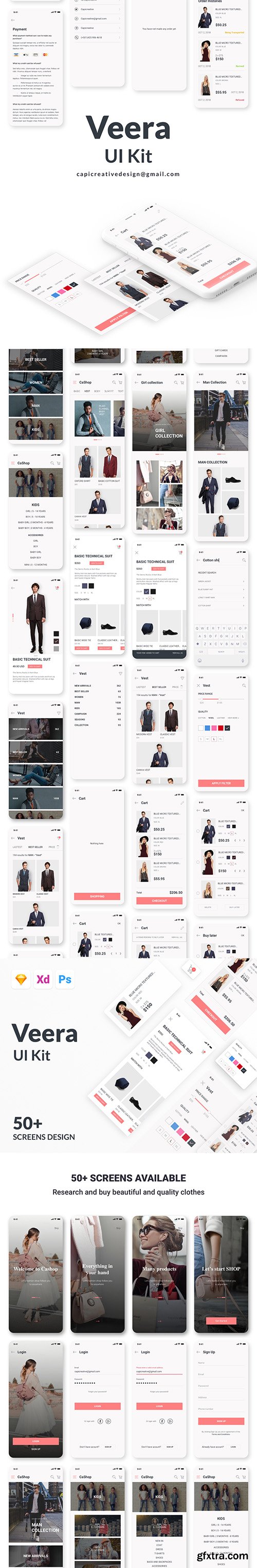 Veera E Commerce UI Kit