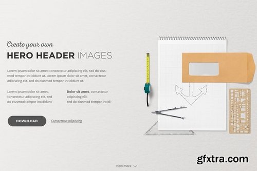 Hero Header Mockups Scene Generator