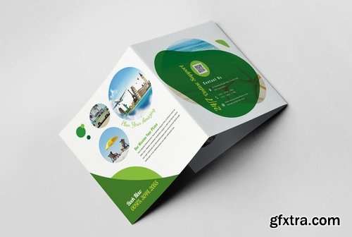 Travel Square Trifold Brochure