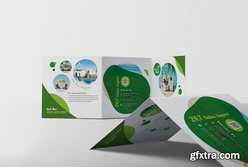 Travel Square Trifold Brochure