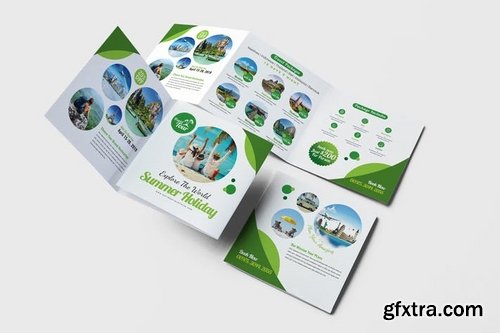 Travel Square Trifold Brochure