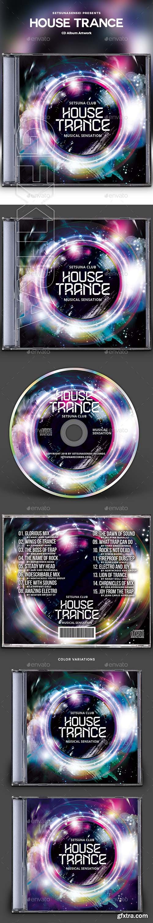 GraphicRiver - House Trance CD Album Artwork 22830517