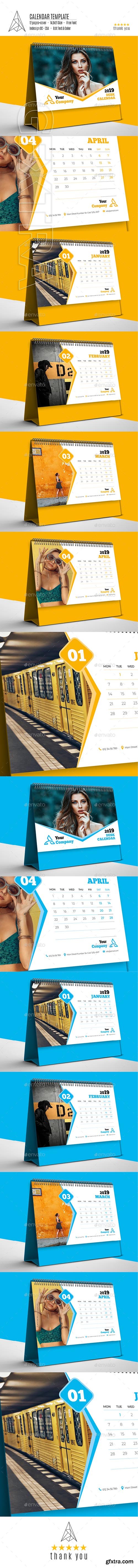 GraphicRiver - Desk Calendar 2019 22825595