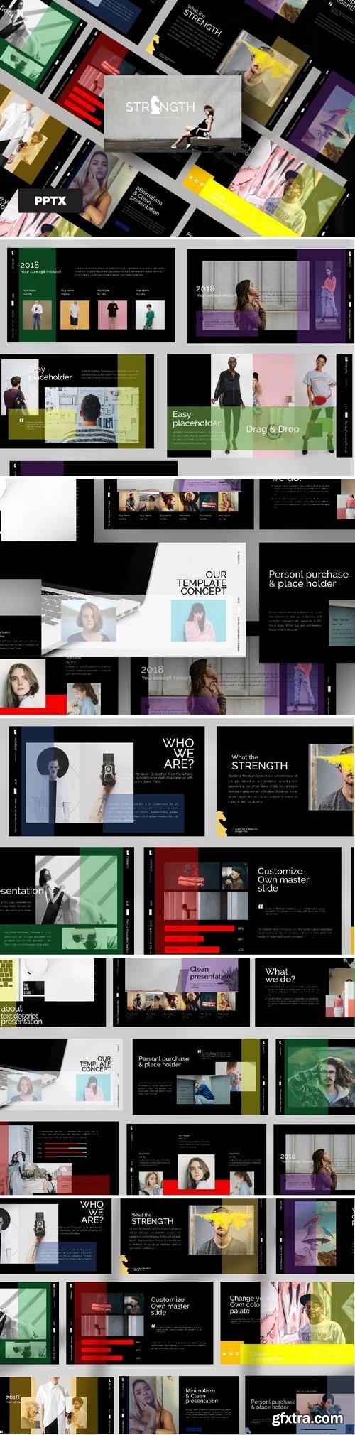 Strenght Black - Powerpoint, Keynote Templates