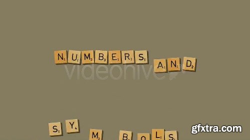 Videohive The Scrabble 631451