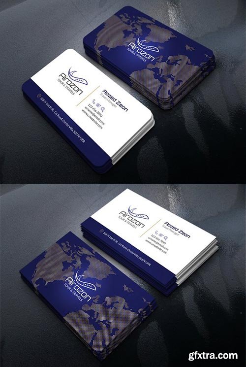 CreativeMarket - Travel Business Card 2880816