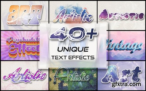 Inkydeals 40+ Unique Text Effects To Trendify Your Designs