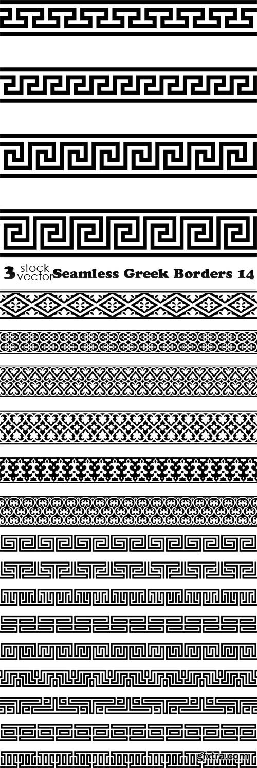 Vectors - Seamless Greek Borders 14