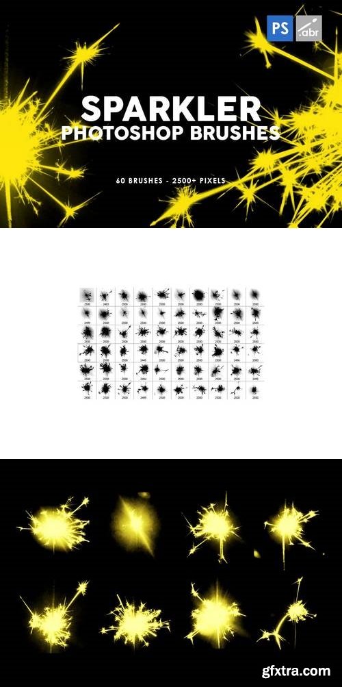 60 Sparkler Photoshop Stamp Brushes