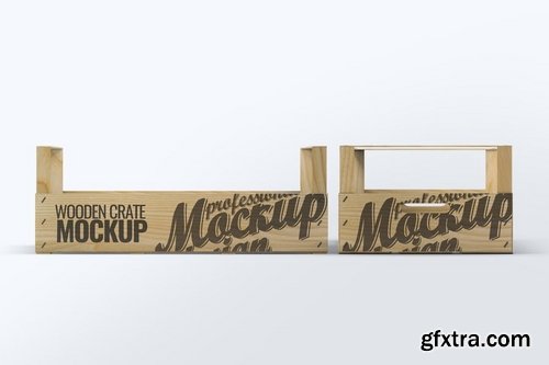 Wooden Fruit Crate Mock-Up