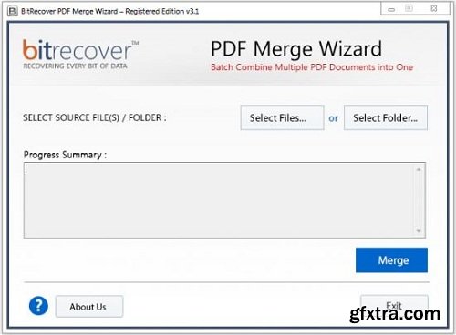 BitRecover PDF Merge Wizard 3.1