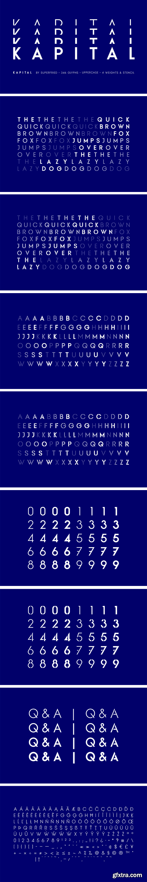 Kapital Font Family