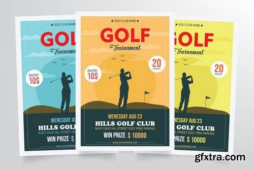 Golf Tournament Flyer Template