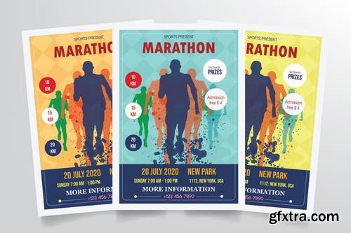 Marathon Flyer Template