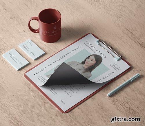 Psd Stationery Branding Mockup Vol 34