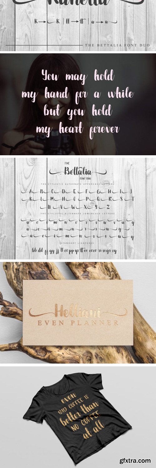 Fontbundles - The Bettalia Font Duo 156017