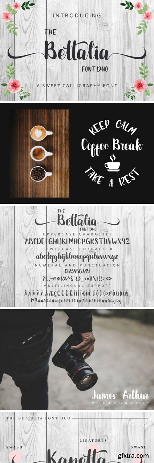 Fontbundles - The Bettalia Font Duo 156017