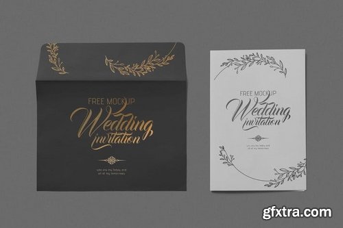 Elegant Wedding Invitation Mockups