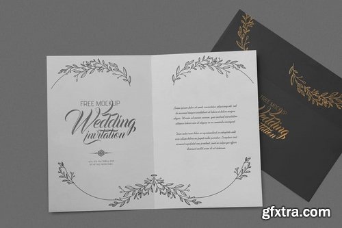 Elegant Wedding Invitation Mockups