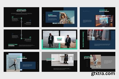 Bastera  Black Friday Powerpoint and Google Slides Templates