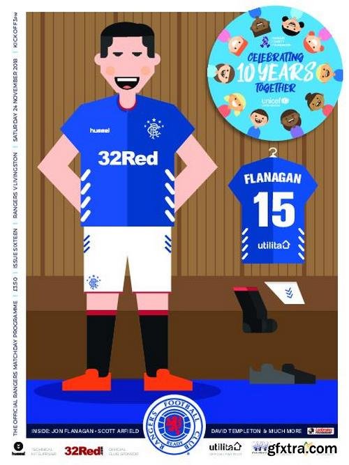 Rangers Football Club Matchday Programme – 23 November 2018