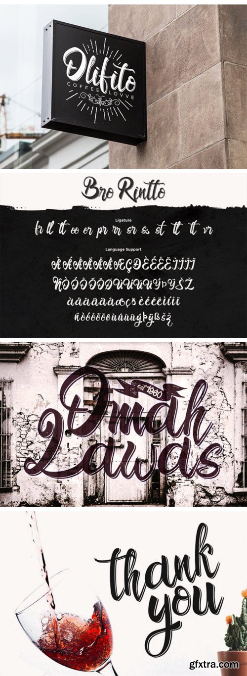 Bro Rintto Font