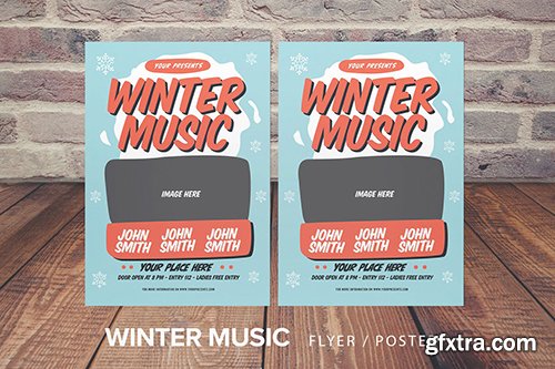 Winter Music Flyer