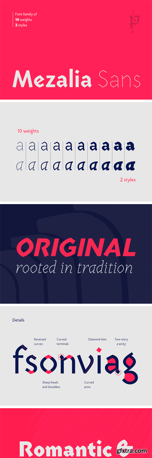 Mezalia Sans Font Family