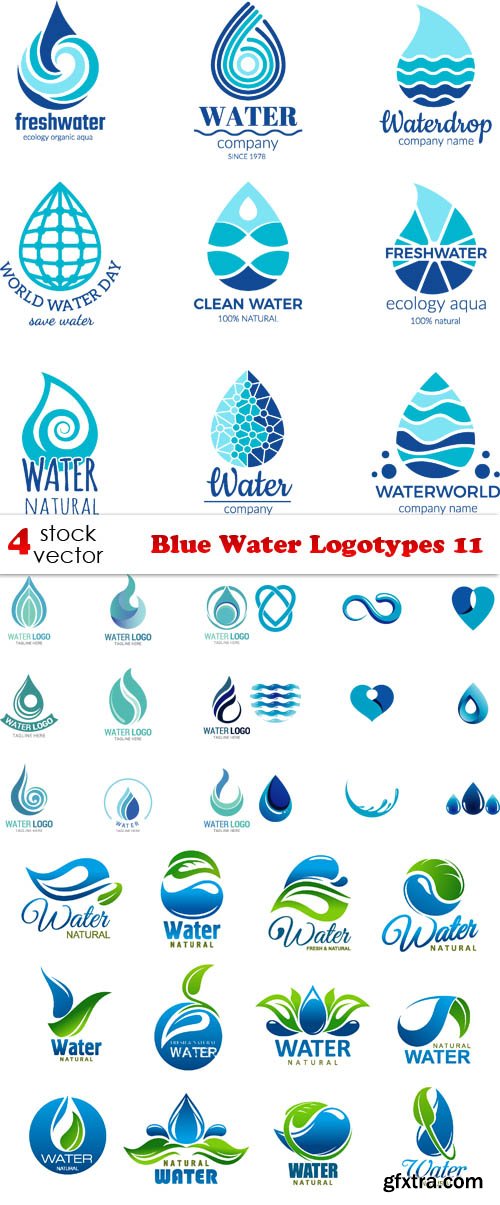 Vectors - Blue Water Logotypes 11