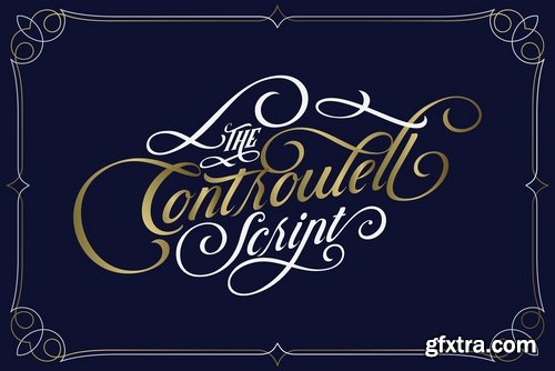 CM - Controwell Victorian Typeface 3187493