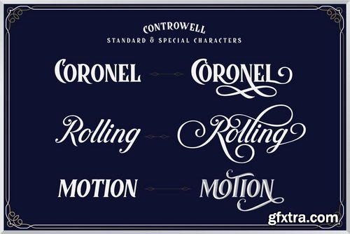 CM - Controwell Victorian Typeface 3187493