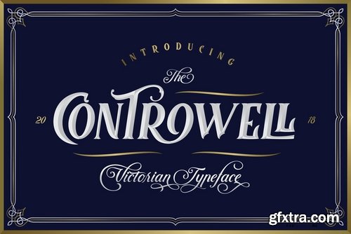 CM - Controwell Victorian Typeface 3187493