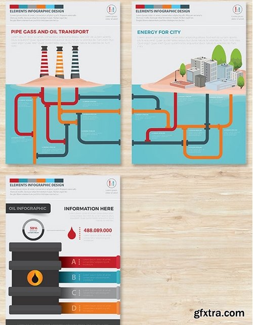 Gas Infographics Design Part 2