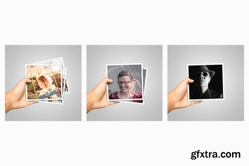 Hand in Frame Photo Template