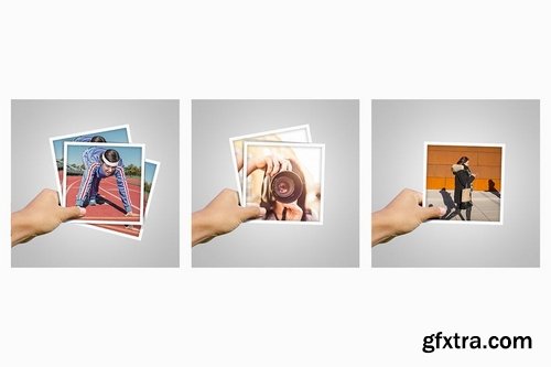 Hand in Frame Photo Template