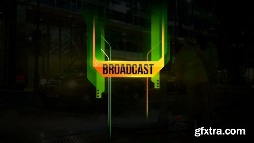 Videohive Green Orange Broadcast Package 6542201